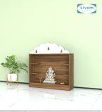Sivom SIVOM Prime Small Home Temple/Pooja Unit/Home Mandir/ Engineered Wood Home Templefor Modern Homes | Elegant Design & Premium Finish