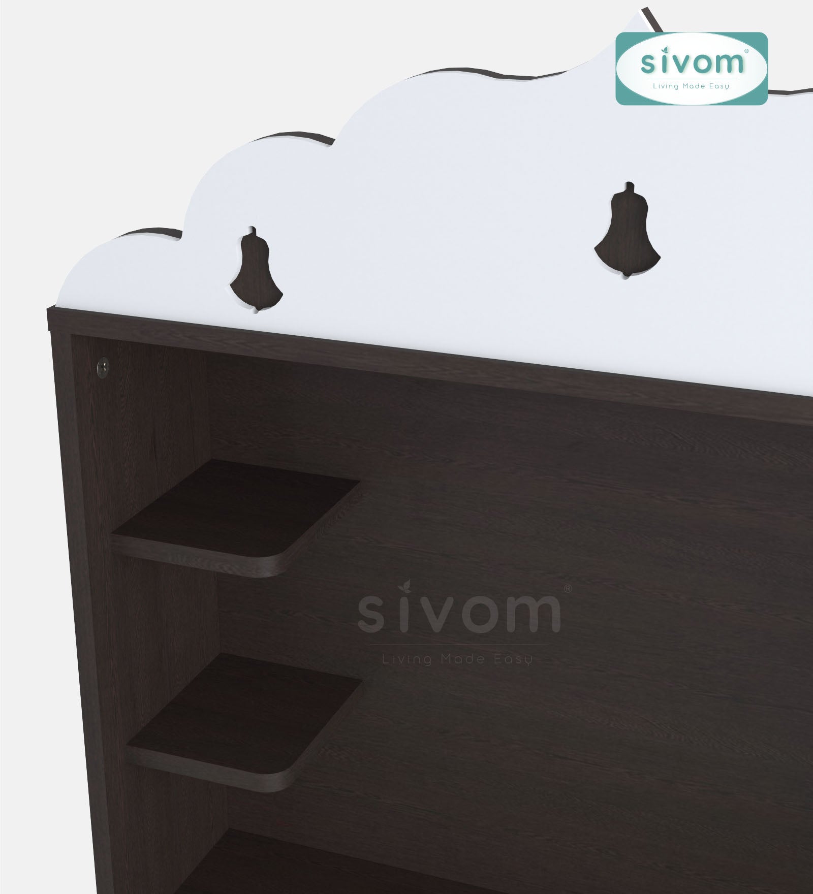 Sivom SIVOM Prime Small Home Temple/Pooja Unit/Home Mandir/ Engineered Wood Home Templefor Modern Homes | Elegant Design & Premium Finish