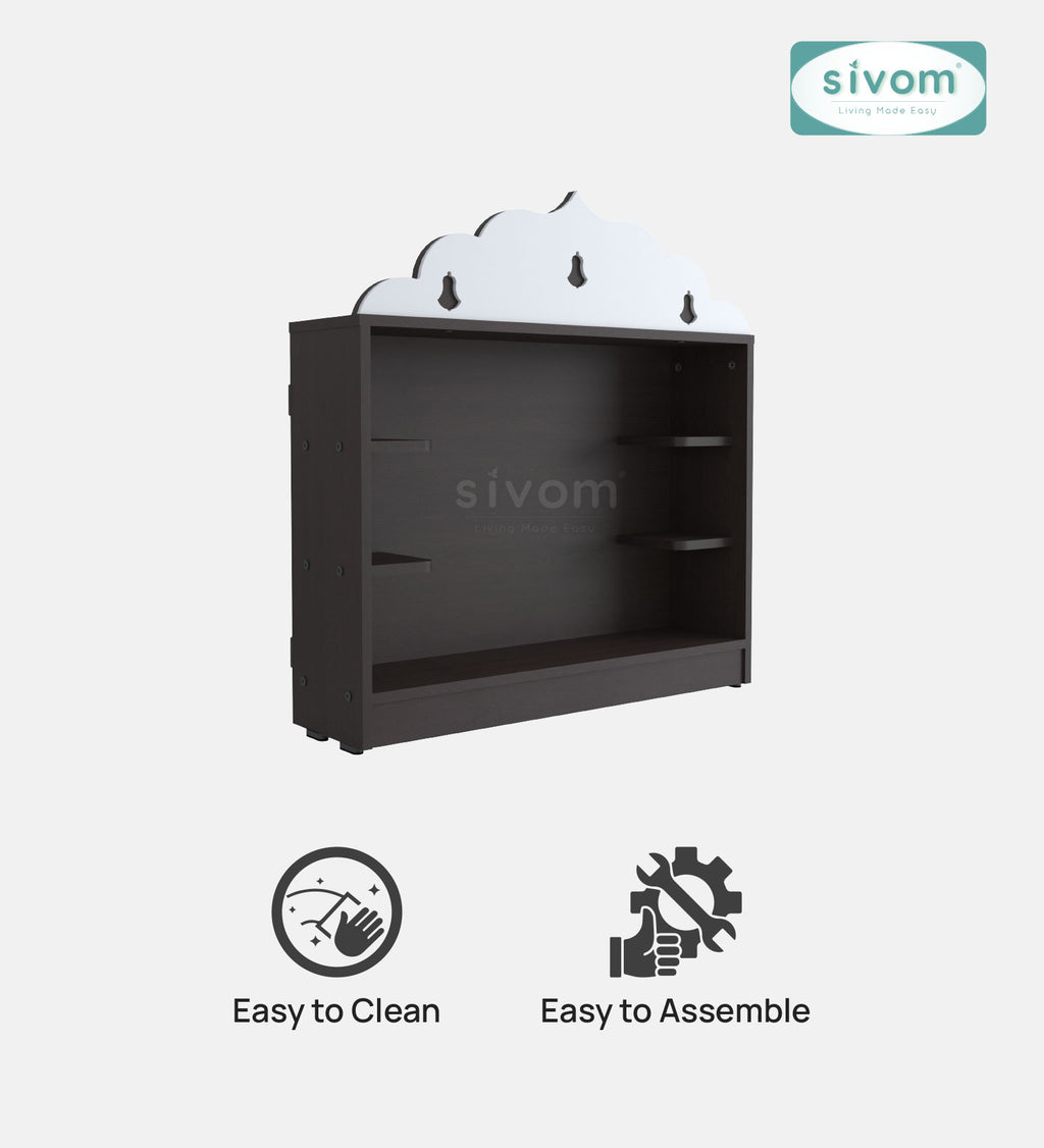 Sivom SIVOM Prime Small Home Temple/Pooja Unit/Home Mandir/ Engineered Wood Home Templefor Modern Homes | Elegant Design & Premium Finish