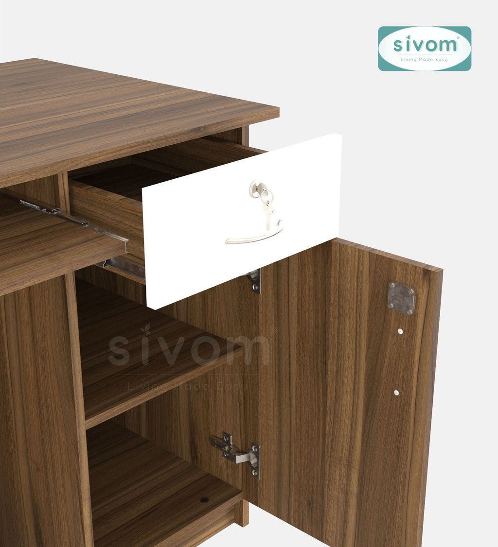 Sivom furniture SIVOM Atom Study/Home Office Engineered Wood Computer Desk for Modern Homes | Elegant Design & Premium Finish (Copy)