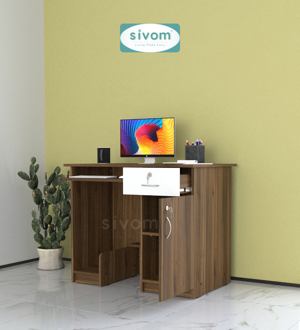 Sivom furniture SIVOM Atom Study/Home Office Engineered Wood Computer Desk for Modern Homes | Elegant Design & Premium Finish (Copy)