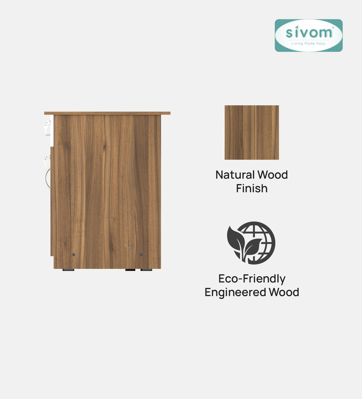 Sivom furniture SIVOM Atom Study/Home Office Engineered Wood Computer Desk for Modern Homes | Elegant Design & Premium Finish (Copy)
