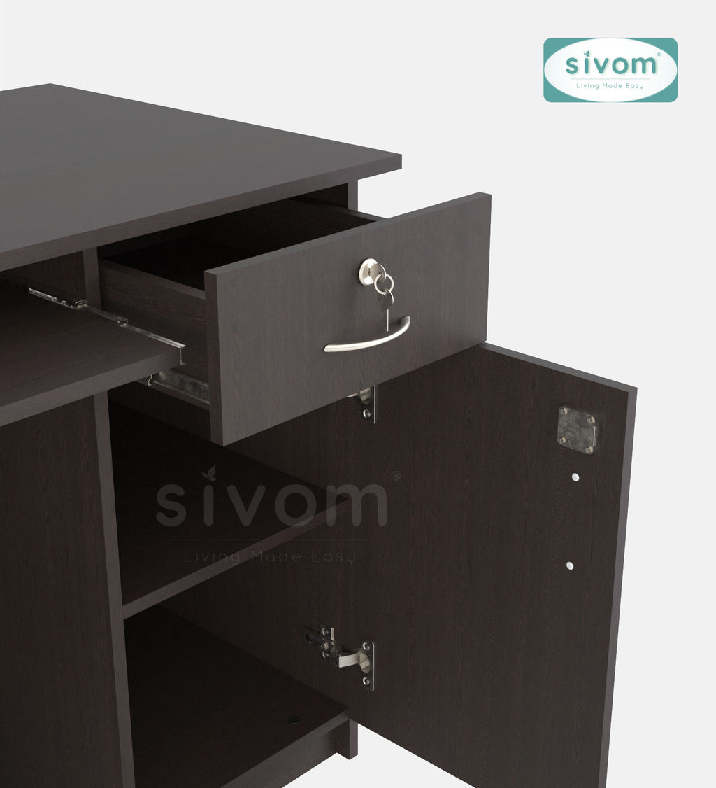 Sivom furniture SIVOM Atom Study/Home Office Engineered Wood Computer Desk for Modern Homes | Elegant Design & Premium Finish (Copy)