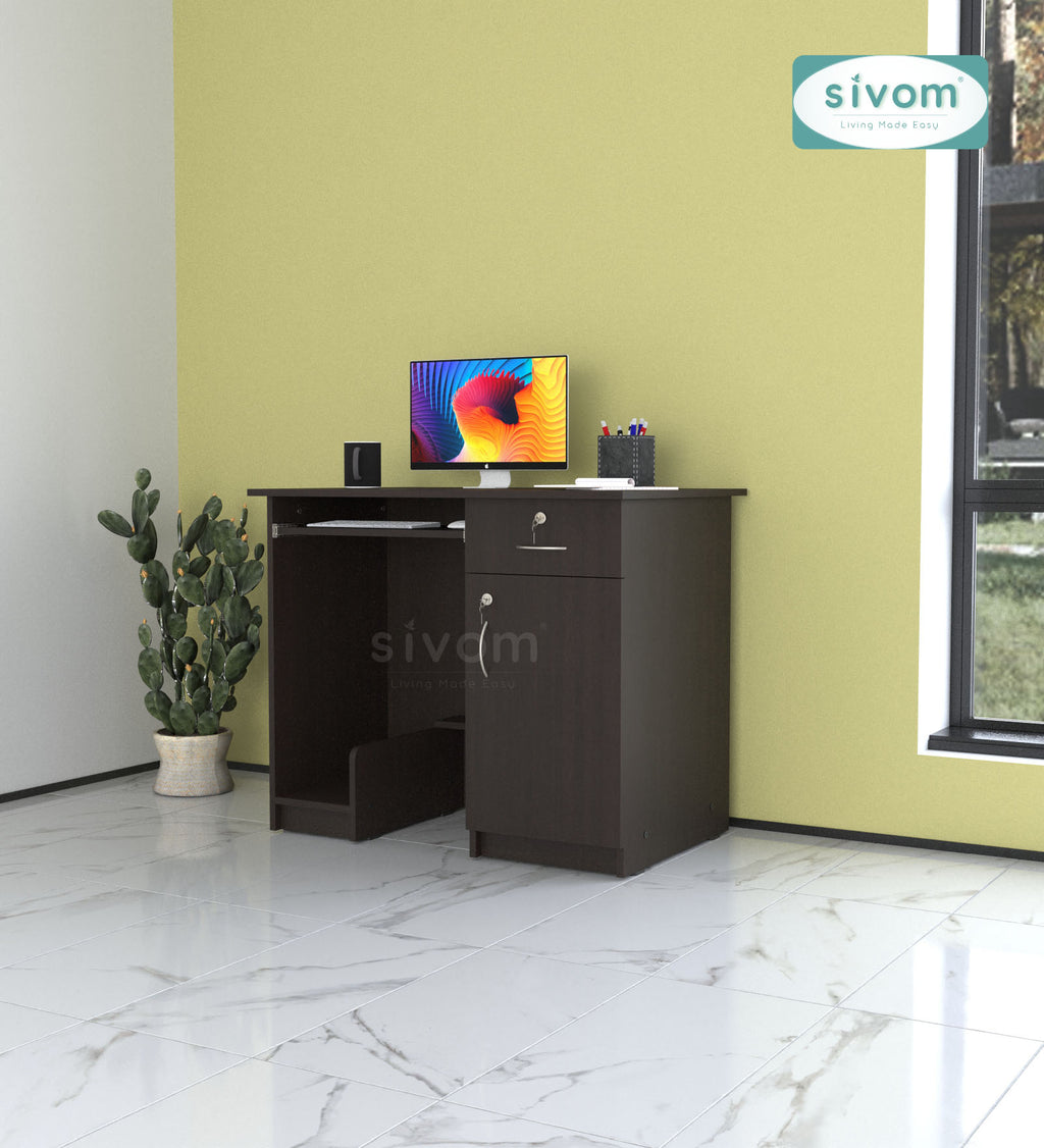 Sivom furniture SIVOM Atom Study/Home Office Engineered Wood Computer Desk for Modern Homes | Elegant Design & Premium Finish (Copy)
