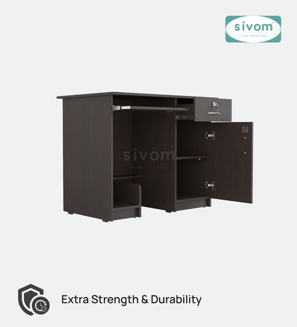 Sivom furniture SIVOM Atom Study/Home Office Engineered Wood Computer Desk for Modern Homes | Elegant Design & Premium Finish (Copy)