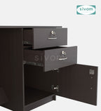 SIVOM Aurora Engineered Wood Executive Desk | Elegant Design & Premium Finish