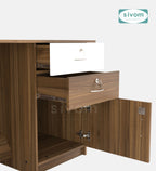 SIVOM Aurora Engineered Wood Executive Desk | Elegant Design & Premium Finish