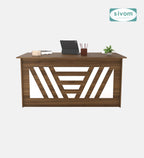SIVOM Aurora Engineered Wood Executive Desk | Elegant Design & Premium Finish
