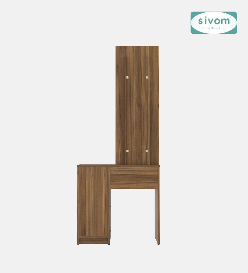 Sivom SIVOM Austin Dressing Table with Stool Engineered Wood Dressing Table for Modern Homes | Elegant Design & Premium Finish