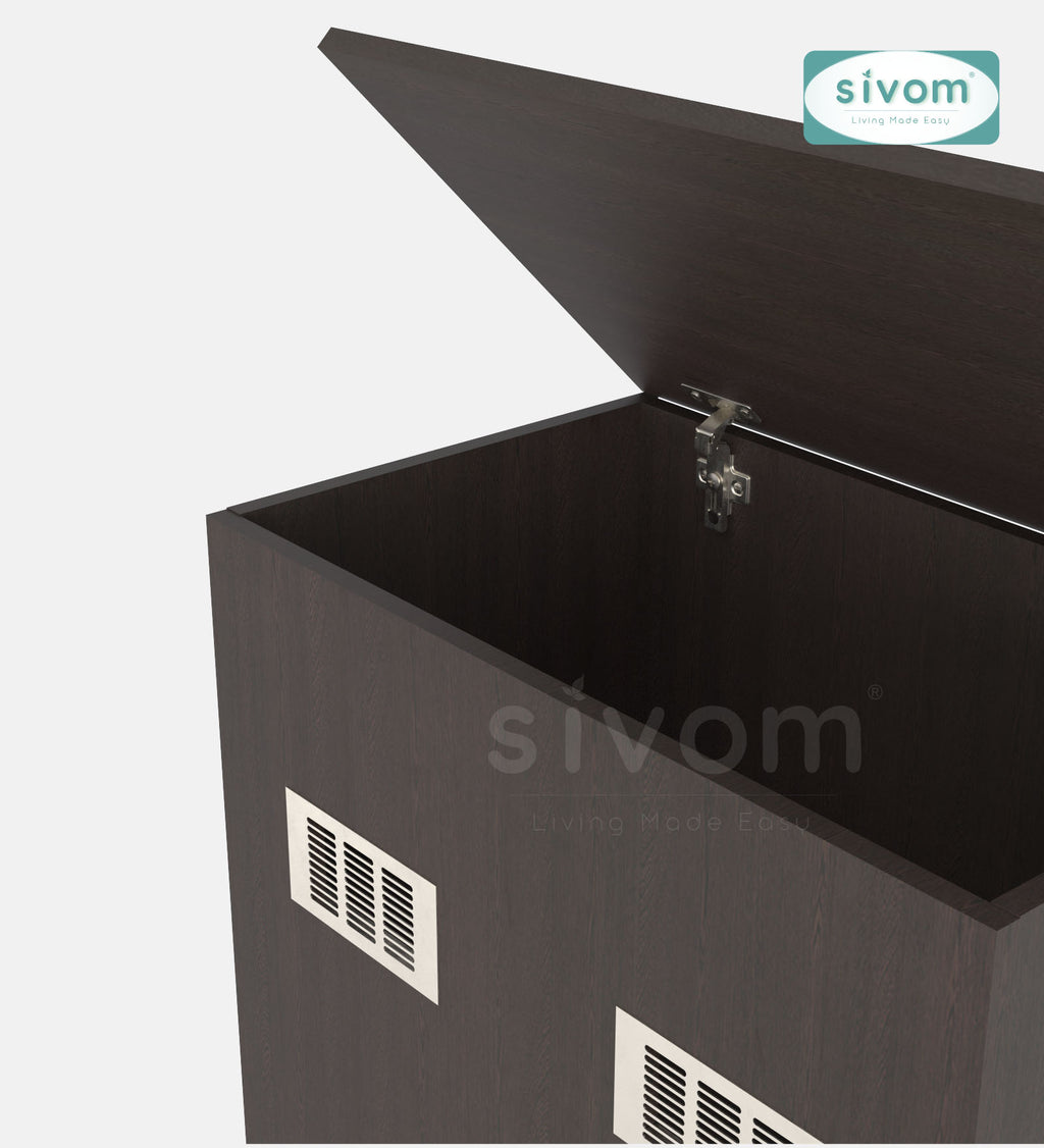 SIVOM Badger Laundry Engineered Wood Unit for Modern Homes | Elegant Design & Premium Finish