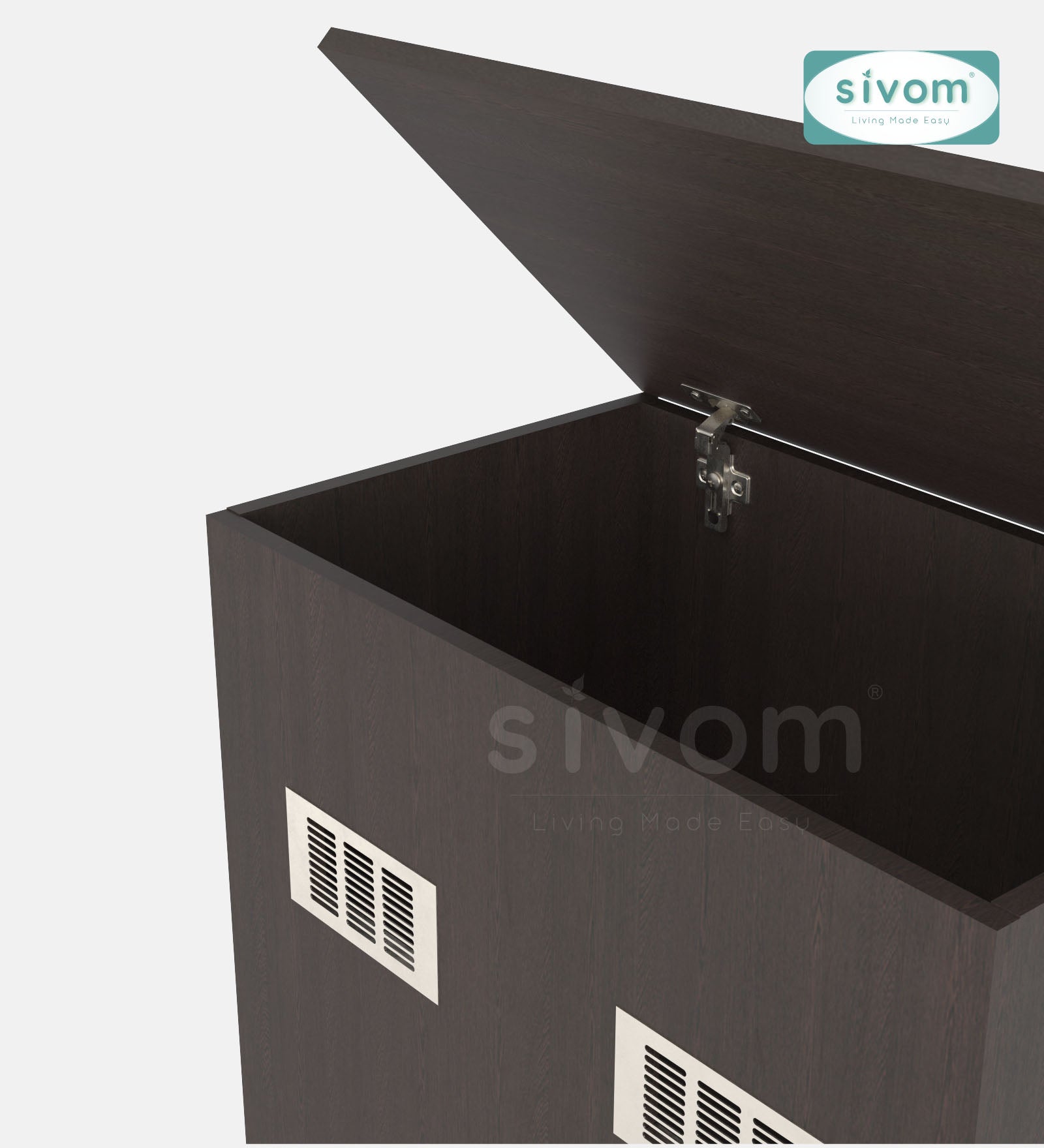 SIVOM Badger Laundry Engineered Wood Unit for Modern Homes | Elegant Design & Premium Finish