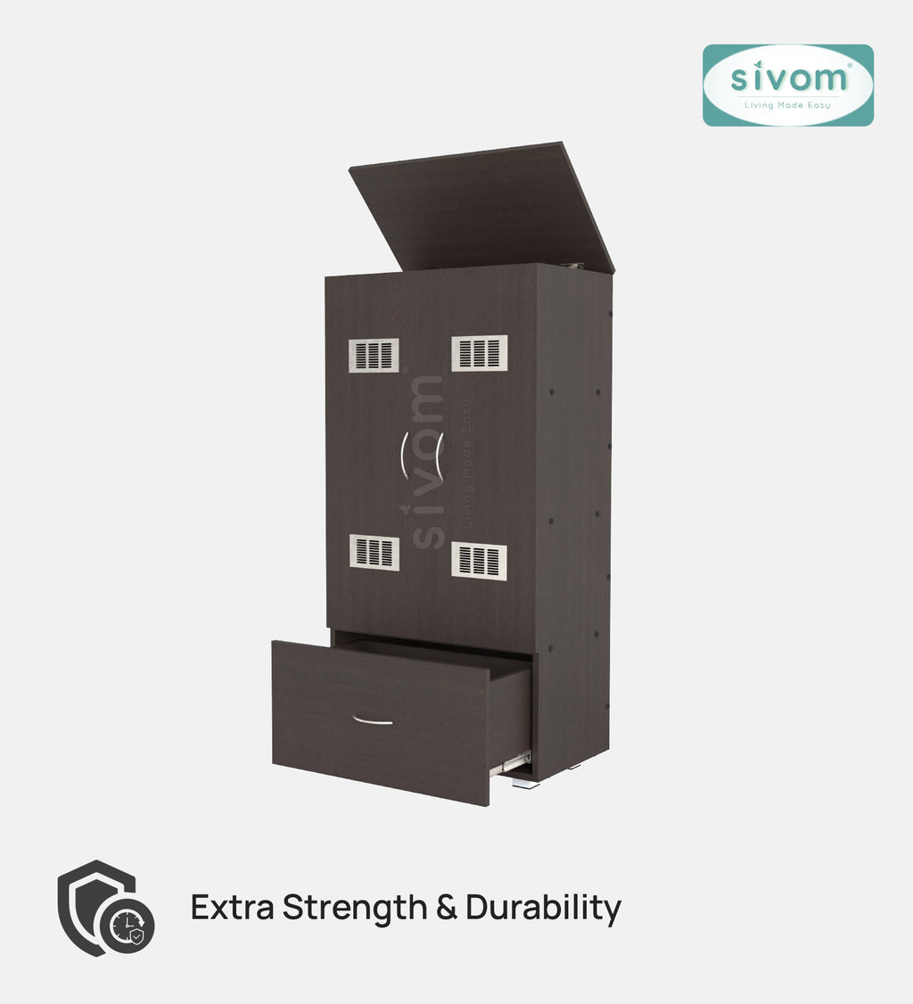 SIVOM Badger Laundry Engineered Wood Unit for Modern Homes | Elegant Design & Premium Finish