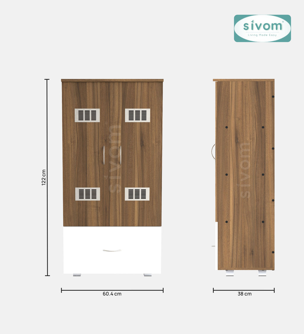 SIVOM Badger Laundry Engineered Wood Unit for Modern Homes | Elegant Design & Premium Finish