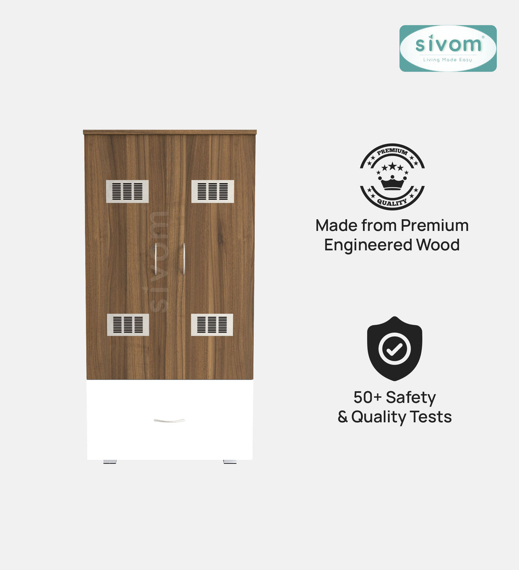 SIVOM Badger Laundry Engineered Wood Unit for Modern Homes | Elegant Design & Premium Finish