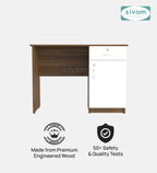 Sivom SIVOM Bella Multipurpose Study/Home/Office Table Engineered Wood Study Table for Modern Homes | Elegant Design & Premium Finish
