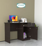 Sivom SIVOM Bella Multipurpose Study/Home/Office Table Engineered Wood Study Table for Modern Homes | Elegant Design & Premium Finish