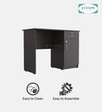 Sivom SIVOM Bella Multipurpose Study/Home/Office Table Engineered Wood Study Table for Modern Homes | Elegant Design & Premium Finish