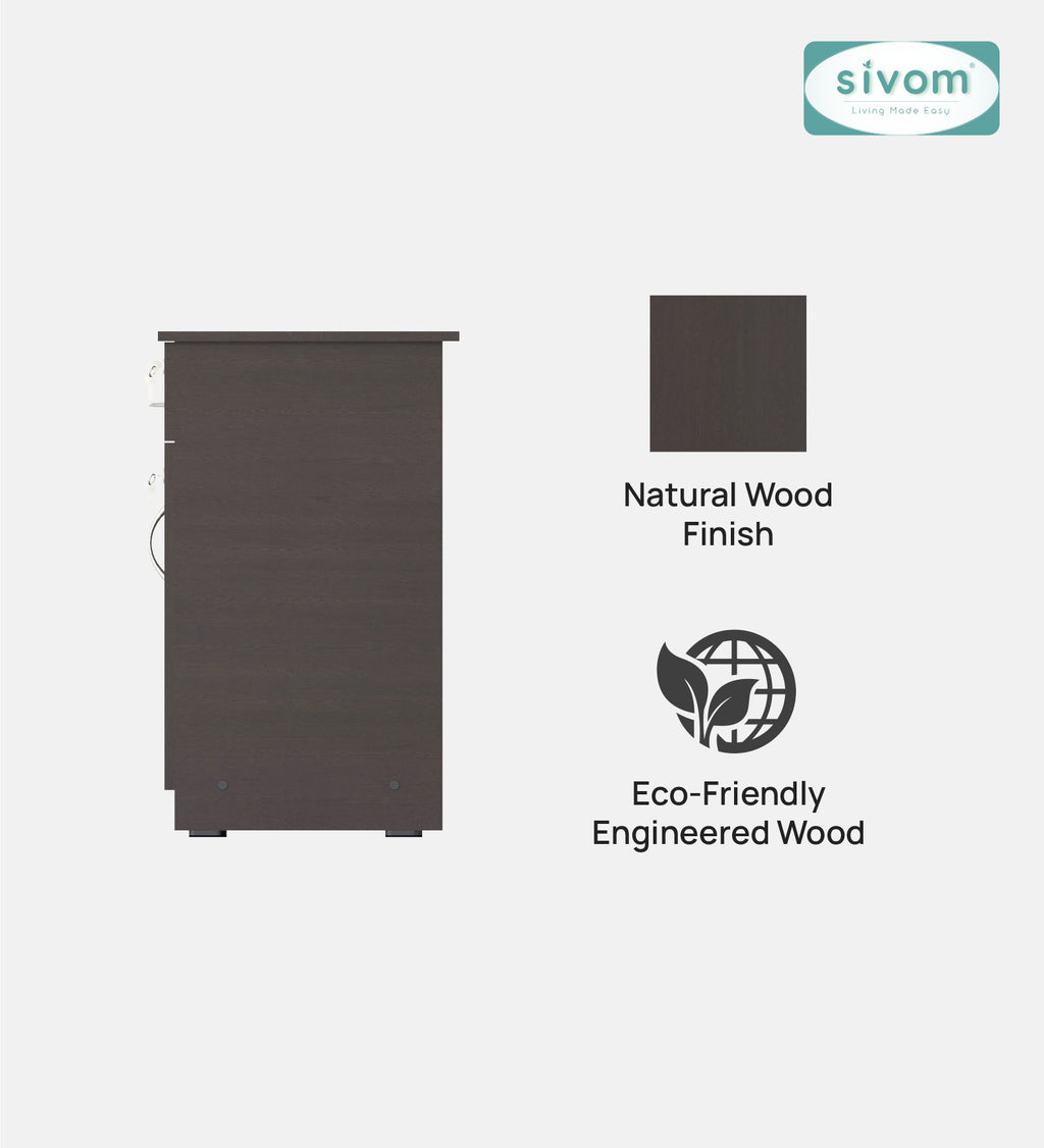 Sivom SIVOM Bella Multipurpose Study/Home/Office Table Engineered Wood Study Table for Modern Homes | Elegant Design & Premium Finish