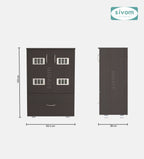 SIVOM Bloom Laundry Engineered Wood Unit for Modern Homes | Elegant Design & Premium Finish