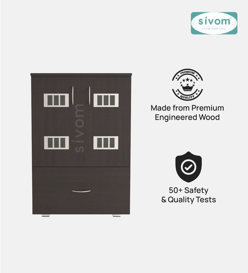 SIVOM Bloom Laundry Engineered Wood Unit for Modern Homes | Elegant Design & Premium Finish