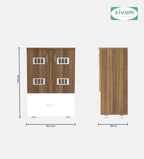 SIVOM Bloom Laundry Engineered Wood Unit for Modern Homes | Elegant Design & Premium Finish
