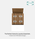 SIVOM Bloom Laundry Engineered Wood Unit for Modern Homes | Elegant Design & Premium Finish
