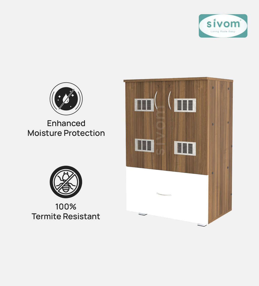 SIVOM Bloom Laundry Engineered Wood Unit for Modern Homes | Elegant Design & Premium Finish