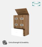 SIVOM Bloom Laundry Engineered Wood Unit for Modern Homes | Elegant Design & Premium Finish