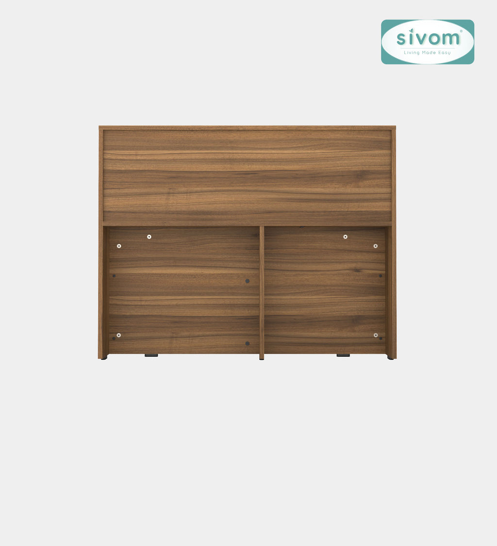 Sivom SIVOM Bolton Single Bed with Storage Engineered Wood Single Box Bed for Modern Homes | Elegant Design & Premium Finish