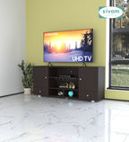 SIVOM Brio Multipurpose TV Unit fits upto 43 inch with Storage Engineered Wood TV Entertainment Unit for Modern Homes | Elegant Design & Premium Finish