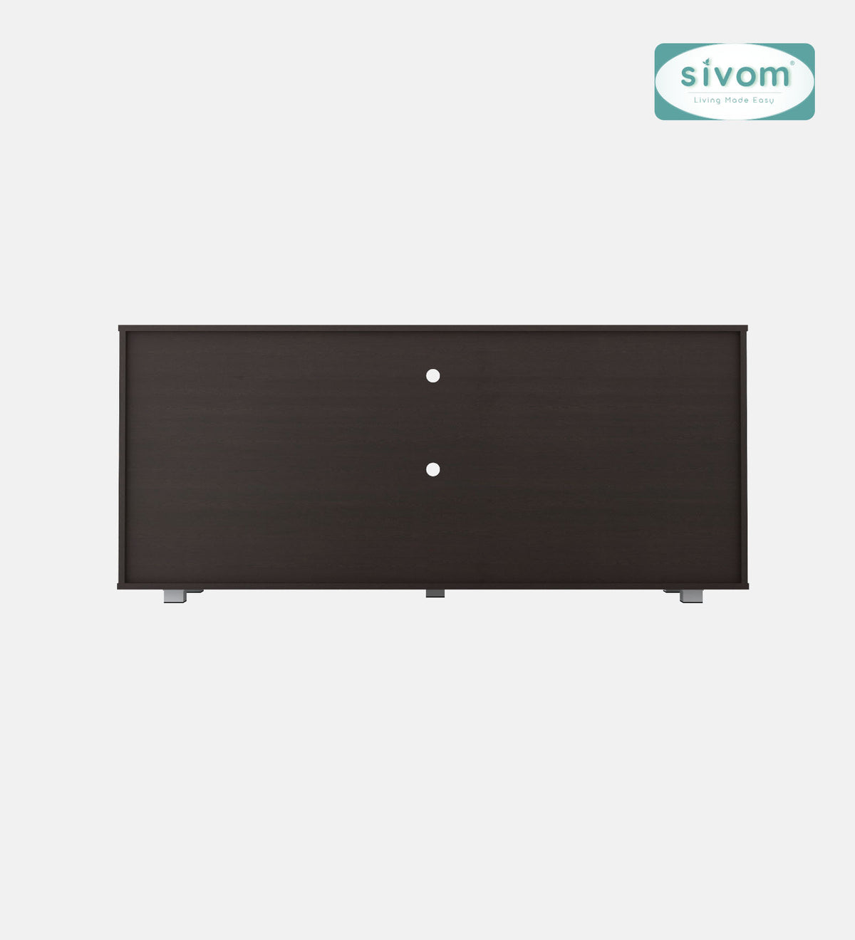 SIVOM Brio Multipurpose TV Unit fits upto 43 inch with Storage Engineered Wood TV Entertainment Unit for Modern Homes | Elegant Design & Premium Finish