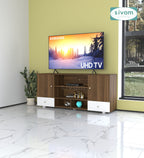 SIVOM Brio Multipurpose TV Unit fits upto 43 inch with Storage Engineered Wood TV Entertainment Unit for Modern Homes | Elegant Design & Premium Finish