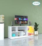 Sivom SIVOM Bristo Digital Printed Multipurpose TV Unit fits upto 55 inch with Storage Engineered Wood TV Entertainment Unit for Modern Homes | Elegant Design & Premium Finish