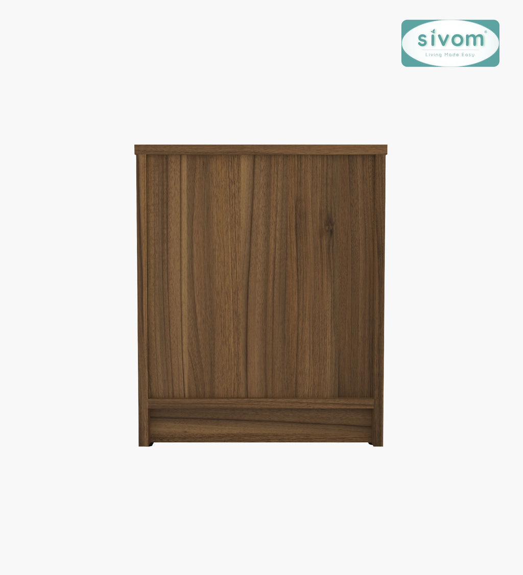Sivom SIVOM Britto Multipurpose Side Table Engineered Wood Bedside Table for Modern Homes | Elegant Design & Premium Finish
