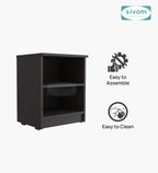 Sivom SIVOM Britto Multipurpose Side Table Engineered Wood Bedside Table for Modern Homes | Elegant Design & Premium Finish