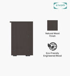 Sivom SIVOM Britto Multipurpose Side Table Engineered Wood Bedside Table for Modern Homes | Elegant Design & Premium Finish