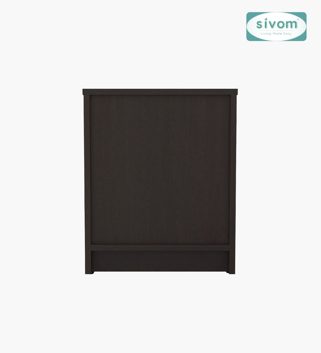 Sivom SIVOM Britto Multipurpose Side Table Engineered Wood Bedside Table for Modern Homes | Elegant Design & Premium Finish