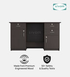 SIVOM Brook Engineered Wood Executive Desk | Elegant Design & Premium Finish
