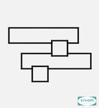 Sivom SIVOM CLAY Multipurpose Modular Wall Racks/Shelves/Organiser/Décor Particle Board Wall Shelf (Number of Shelves - 4, ) for Modern Homes | Elegant Design & Premium Finish