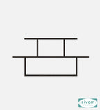 Sivom SIVOM ETHAN Multipurpose Modular Wall Racks/Shelves/Organiser/Décor Particle Board Wall Shelf (Number of Shelves - 5, ) for Modern Homes | Elegant Design & Premium Finish