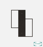 Sivom SIVOM ALEN Multipurpose Modular Wall Racks/Shelves/Organiser/Décor Particle Board Wall Shelf (Number of Shelves - 4, ) for Modern Homes | Elegant Design & Premium Finish