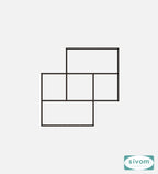 Sivom SIVOM RETICA Multipurpose Modular Wall Racks/Shelves/Organiser/Décor Particle Board Wall Shelf (Number of Shelves - 5, ) for Modern Homes | Elegant Design & Premium Finish