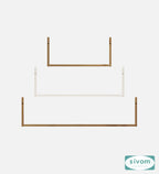 Sivom SIVOM KITE Multipurpose Modular Wall Racks/Shelves/Organiser/Décor Particle Board Wall Shelf (Number of Shelves - 3, ) for Modern Homes | Elegant Design & Premium Finish