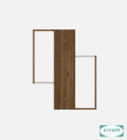 Sivom SIVOM ALEN Multipurpose Modular Wall Racks/Shelves/Organiser/Décor Particle Board Wall Shelf (Number of Shelves - 4, ) for Modern Homes | Elegant Design & Premium Finish