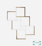 Sivom SIVOM CUBE Multipurpose Modular Wall Racks/Shelves/Organiser/Décor Particle Board Wall Shelf (Number of Shelves - 8, ) for Modern Homes | Elegant Design & Premium Finish