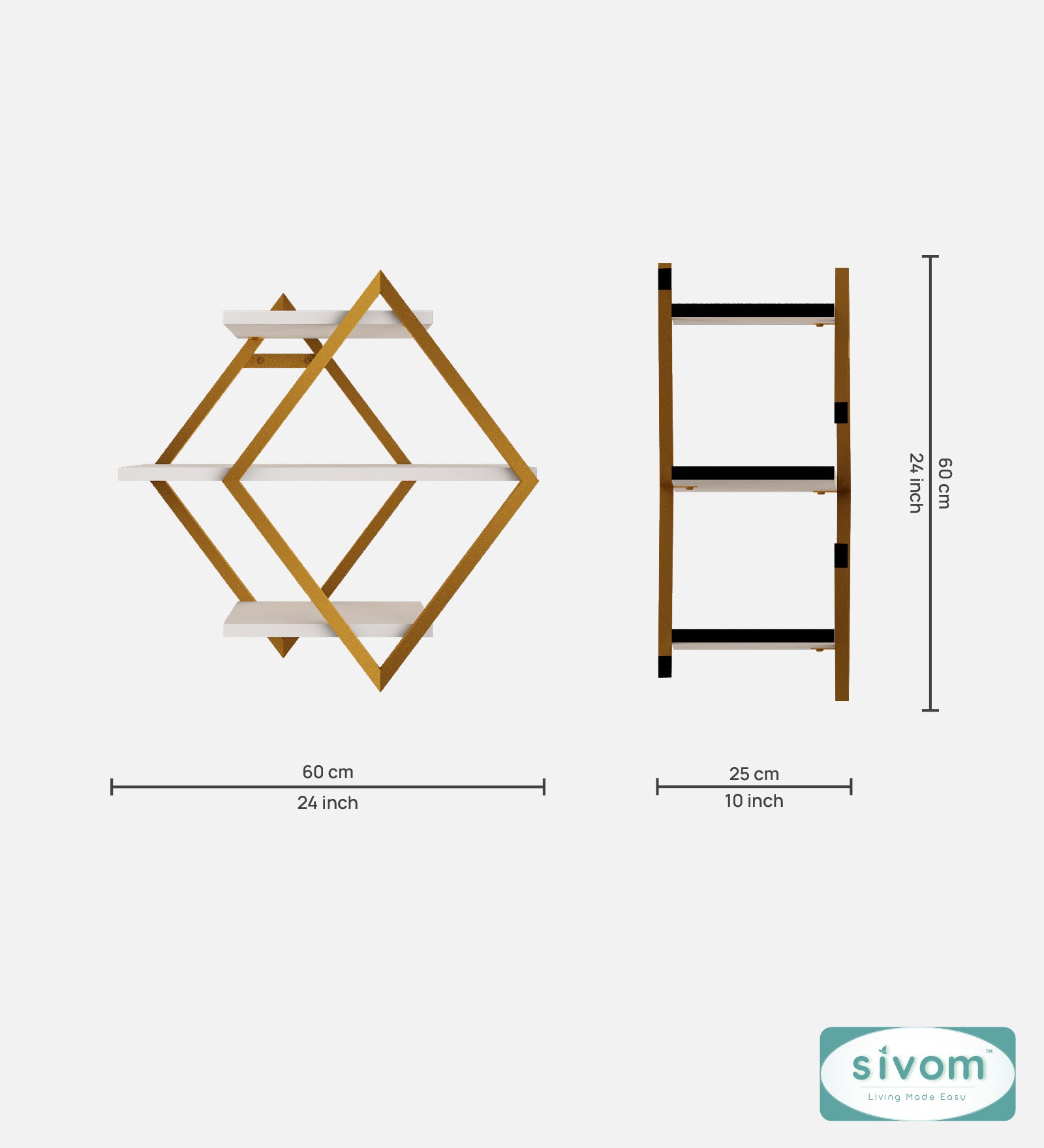 Sivom Sivom Ashley Display Unit for Modern Homes | Elegant Design & Premium Finish