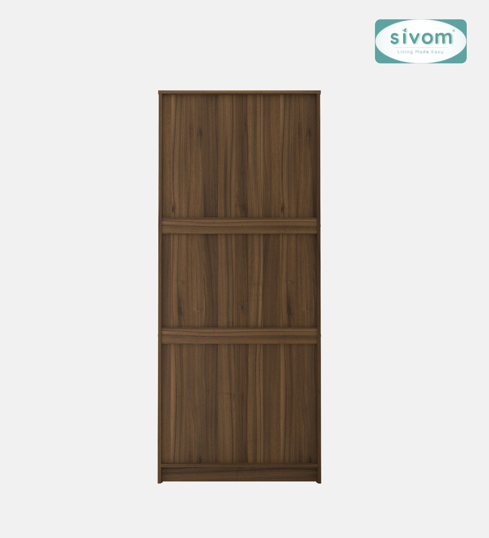 Sivom SIVOM Cambridge Multipurpose 2 Door Wardrobe With Mirror / Engineered Wood 2 Door Wardrobe With Mirror for Modern Homes | Elegant Design & Premium Finish