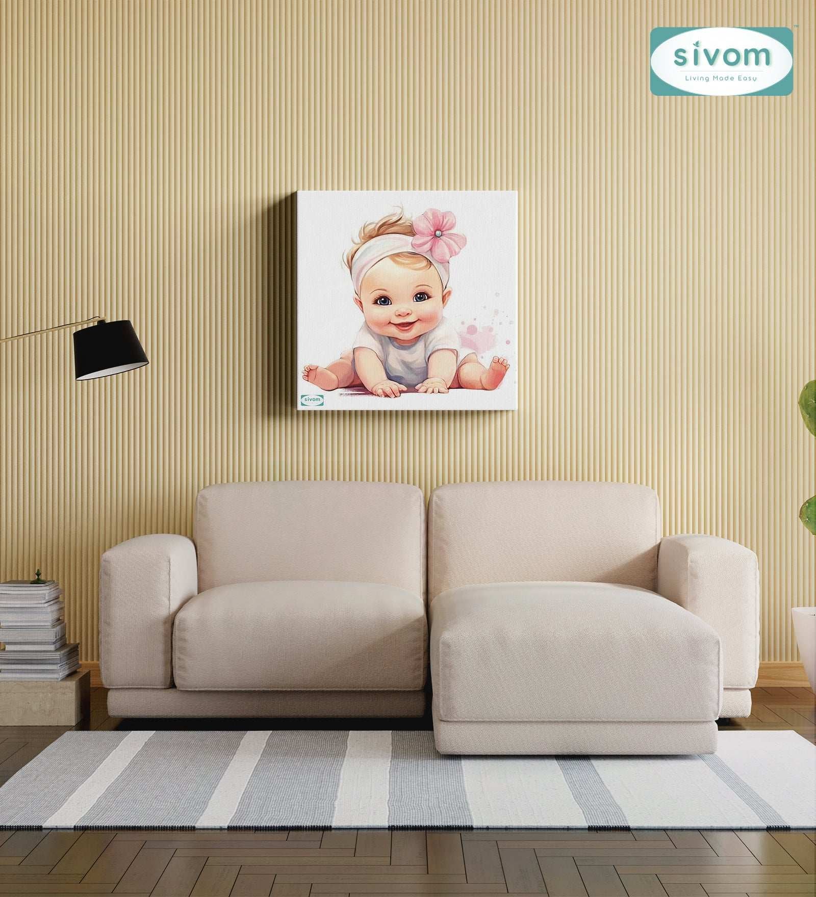 Sivom Sivom Canvas Art Print (2x2) for Modern Homes | Elegant Design & Premium Finish