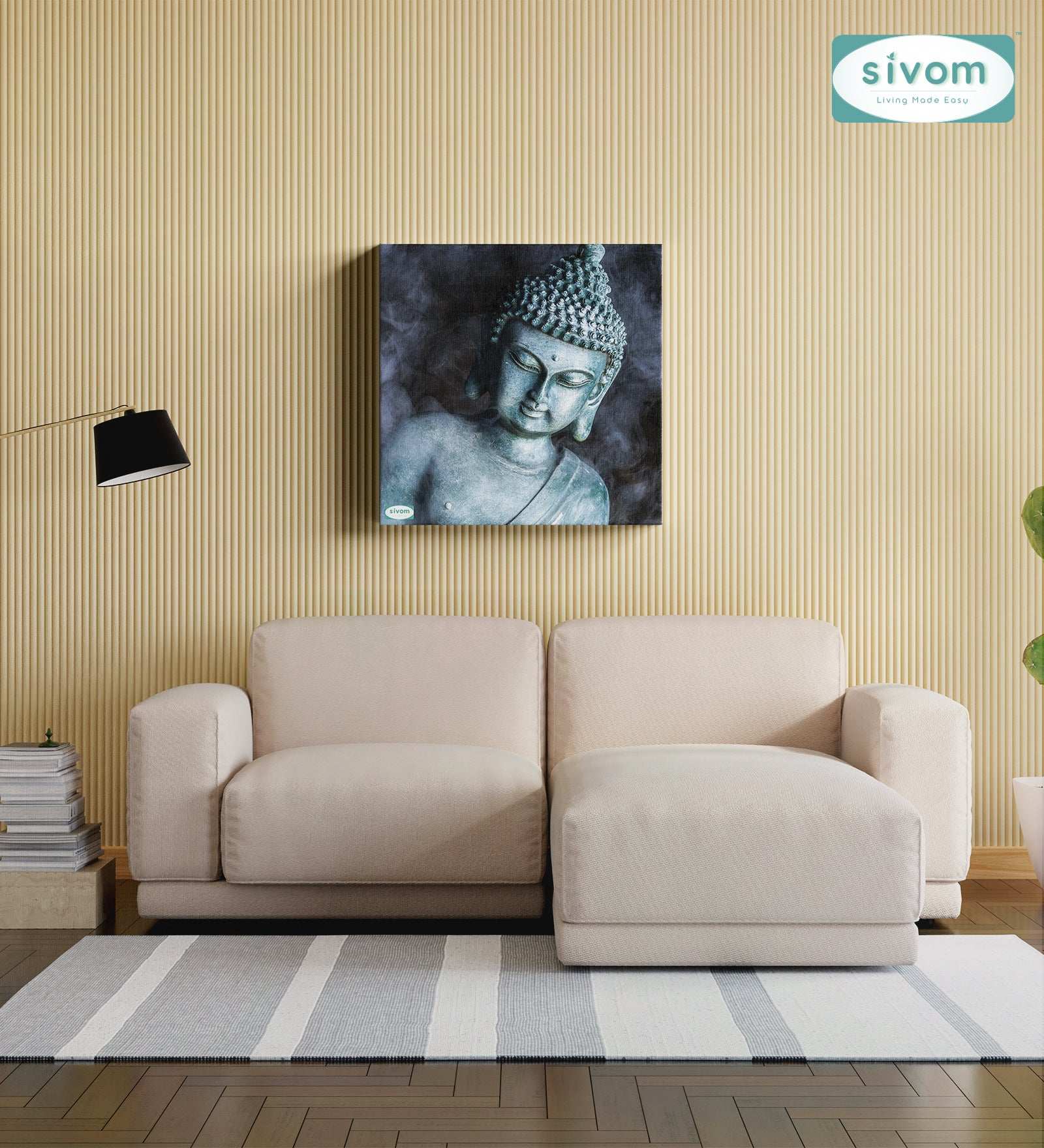 Sivom Sivom Canvas Art Print (2x2) for Modern Homes | Elegant Design & Premium Finish