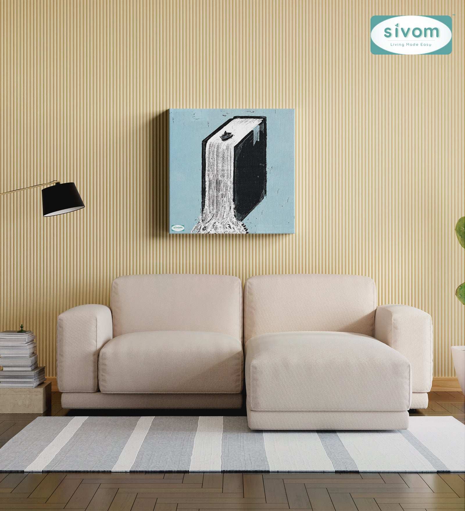Sivom Sivom Canvas Art Print (2x2) for Modern Homes | Elegant Design & Premium Finish